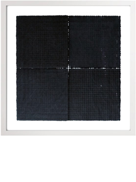 © Serena Amrein, 729 Punkte 1. 2024, Tusche auf Papier, 35 × 35 cm