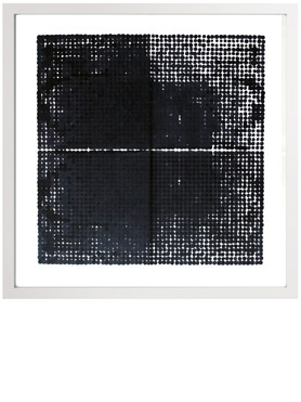 © Serena Amrein, 729 Punkte 2. 2024, Tusche auf Papier, 35 × 35 cm