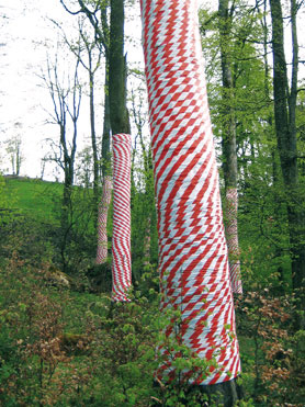 © Serena Amrein, Warnband, art-picnic Gurten, Bern (CH) 2008