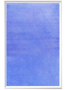 © Serena Amrein, blaupause 1. 2023, Pastellkreide, Pigmentpulver auf Papier je 150 × 100 cm