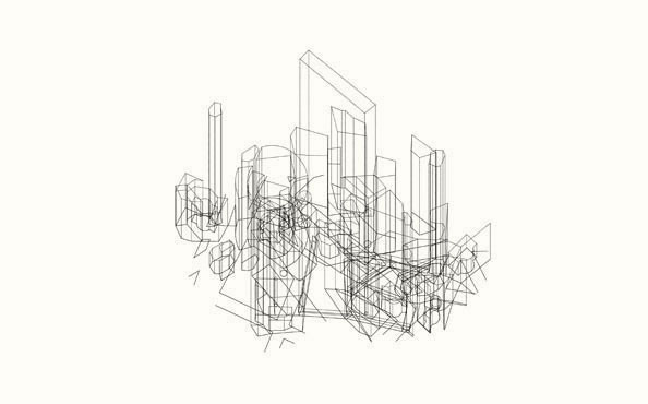 © Serena Amrein, fly level. 2000, Inkjet auf Leinwand, 115 × 130 cm