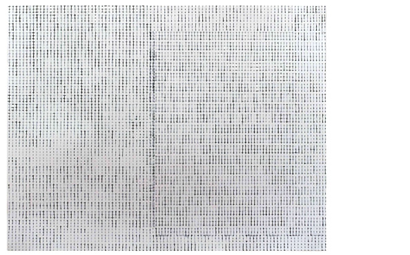 © Serena Amrein, Formation 2 (Detail). 2022, Bleistift und flüssige Pigmentfarbe auf Papier, 84 × 119 cm und 50 × 65 c
