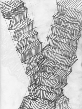 © Serena Amrein, to move. 2003, aus dem Skizzenbuch