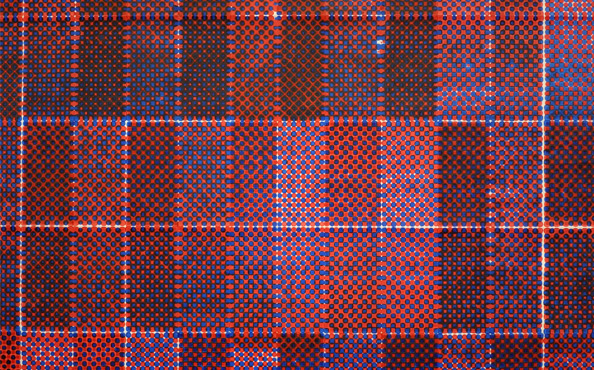 © Serena Amrein, vierfach rot-blau 2. 2024, detail
